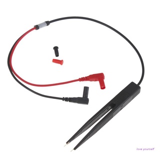 Con Smd Inductor Meter Clip Probe แหนบตัวต้านทานมัลติมิเตอร์ตัวเก็บประจุ