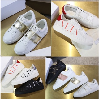 รองเท้าผ้าใบลําลอง รุ่น Valentino สีขาว เหมาะกับการวิ่งจ๊อกกิ้ง สไตล์คู่รัก แฟชั่นสําหรับสุภาพสตรี