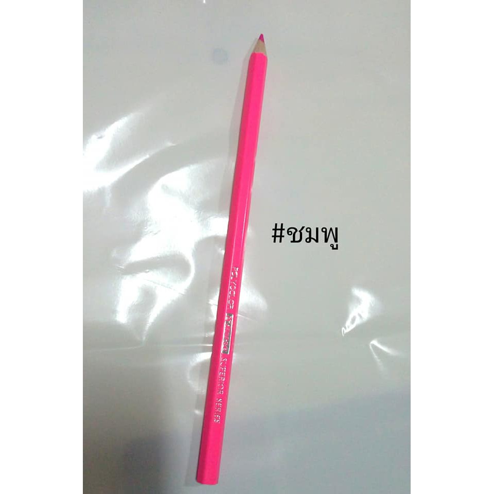 ดินสอสีไม้-ตราม้า-1สี-สีสดใสระบายลื่น-ใช้ระบายสีบนกระดาษทั่วไป-ด้ามจับถนัดมือ-ผ่านการรับรองมาตรฐาน-ปลอดสารพิษ-non-toxic