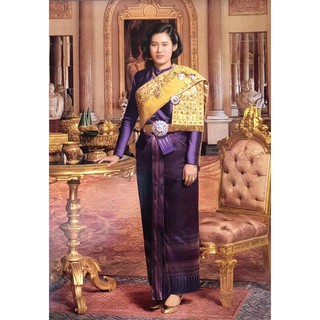 รูปภาพมงคลสมเด็จพระเทพบูชา เสริมฮวงจุ้ย ภาพแต่งบ้าน รูปภาพติดผนัง ขนาดภาพ 15x21นิ้ว หรือ ( 38cm. x 54 cm)