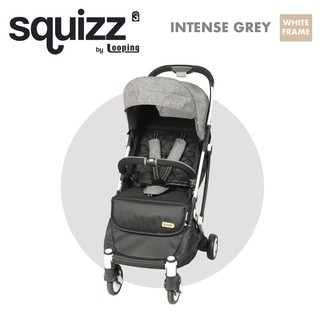 สินค้า รถเข็นเด็ก Looping รุ่น Squizz 3 สี Intense Grey โครงสีขาว