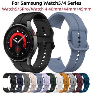 สายนาฬิกาข้อมือซิลิโคน แบบเปลี่ยน สําหรับ Samsung Galaxy Watch 5 Watch 4 Watchband Classic 40 มม. 44 มม. 55 มม. Galaxy Watch 5Pro
