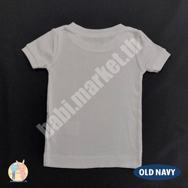 ของใหม่-เสื้อยืดแขนสั้นเด็ก-unisex-แบรนด์-old-navy-ลายรถตัก