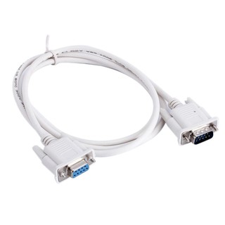 1.5M ชายต่อหญิงสาย Serial DB9 9-Pin RS232 สำหรับ PC Laptop