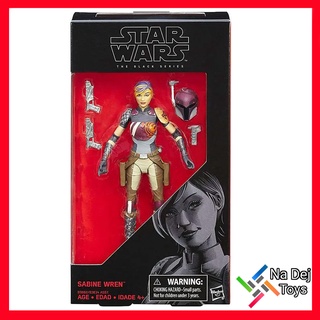 Sabine Wren Star Wars The Black Series 6" figure สตาร์วอร์ส แบล็คซีรีส์ ซาบีน เวรน ขนาด 6 นิ้ว ฟิกเกอร์