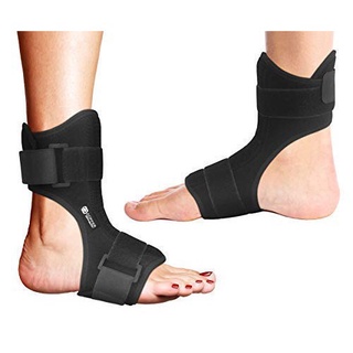 Copper Compression Plantar Fasciitis Night Splint - Drop Foot Brace and Dorsal Planter for Right