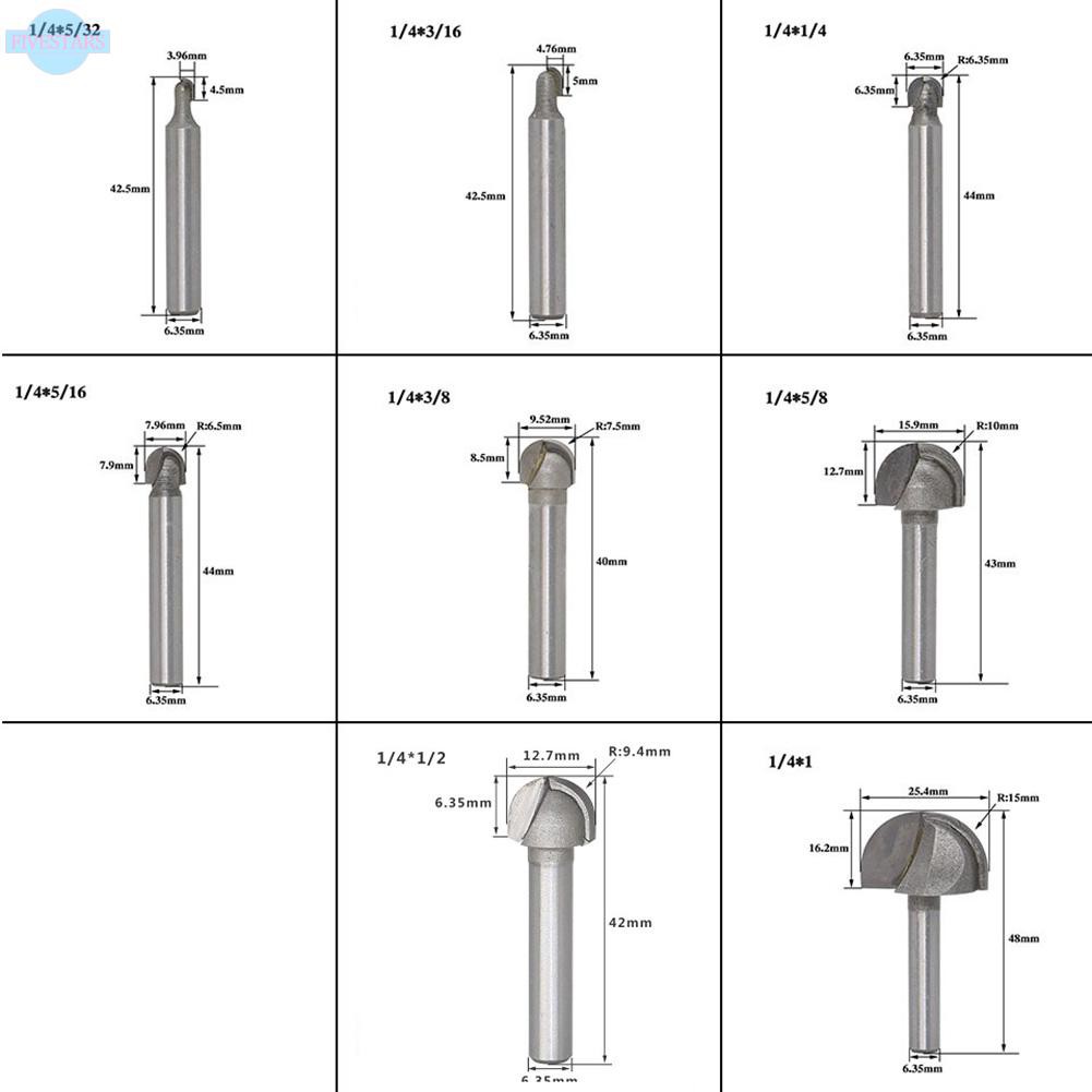 1-2-1-4-shank-2-flute-round-bottom-router-bits-สําหรับงานไม้