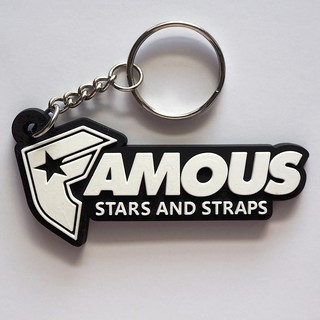 พวงกุญแจยาง Famous เฟมัส Star and straps