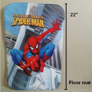 พรมเช็ดเท้า ลาย สไปเดอร์แมน(Spiderman) ขนาด 22x15 นิ้ว