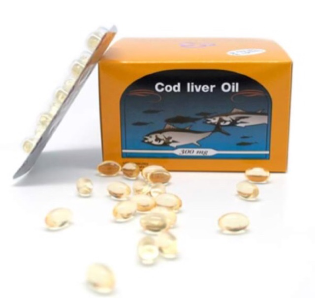 น้ำมันตับปลา-พรีเวนทีฟ-ไลฟ์-cod-liver-oil-high-source-of-omega-3-vitamin-e-ขนาด-100-เม็ด-1-กล่อง-บรรจุ-10-แผง