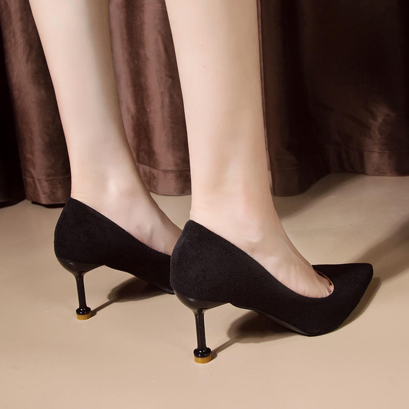 รองเท้าส้นสูงแฟชั่นส้นเตี้ย-รอเท้าผู้หญิงส้นเตี้ย-รุ่นtp156