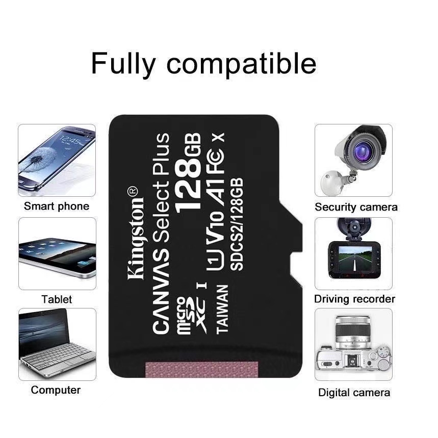 ภาพสินค้าเมมโมรี่การ์ดหน่วยความจำKingston Memory Card Micro SD 2/4/8/16/32/64/128/256GB คิงส์ตัน เมมโมรี่การ์ด SD Card จากร้าน rukkun_shop บน Shopee ภาพที่ 5