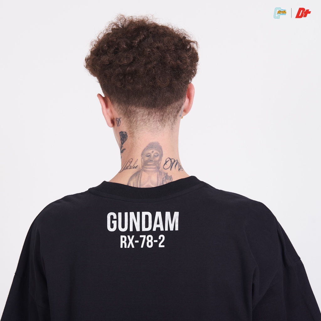 ผ้าฝ้าย-100-dt-official-เสื้อยืด-gundam-ลิขสิทธิ์แท้จากญี่ปุ่น-01gd-07-bks-3xl