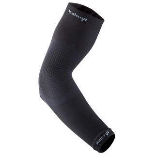 ปลอกแขนกันรังสียูวี ปลอกแขนวิ่ง ปลอกแขนใส่วิ่ง KALENJI Running Solar Protection Sleeve ARM COVER BLACK PROTECTION