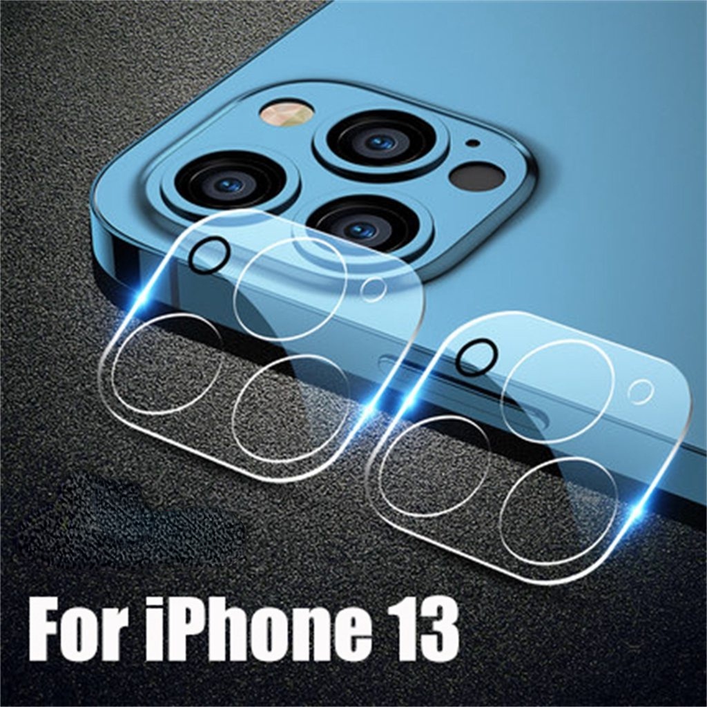 ภาพหน้าปกสินค้าสติกเกอร์ฟิล์มใส ป้องกันเลนส์กล้องหลัง สําหรับ iPhone 13mini 12Pro 11ProMax