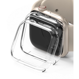 สินค้า Ringke Slim for Apple Watch 8 7 45mm 41mm (Slim) Ringke Slim Case 2 Pack Lightweight Thin Scratch Resistant Hard Cover