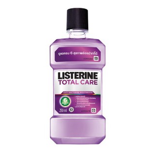 LISTERINE TOTAL CARE ม่วง 250 ML  ลิสเตอรีนน้ำยาบ้วนปากโทเทิลแคร์ 250มล.