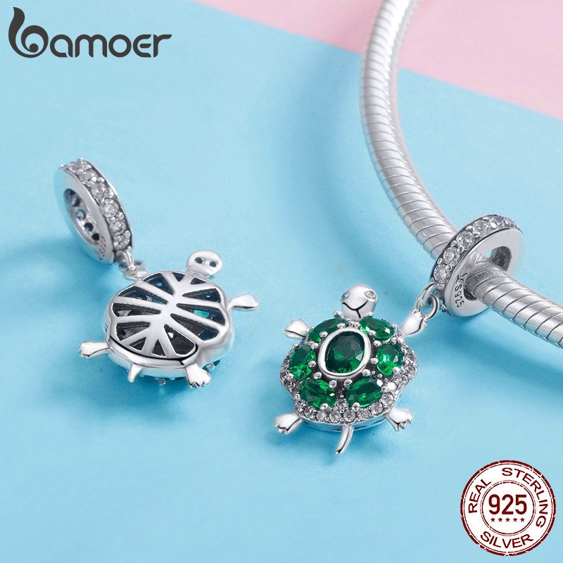 bamoer-green-color-tortoise-charm-pendant-925-sterling-silver