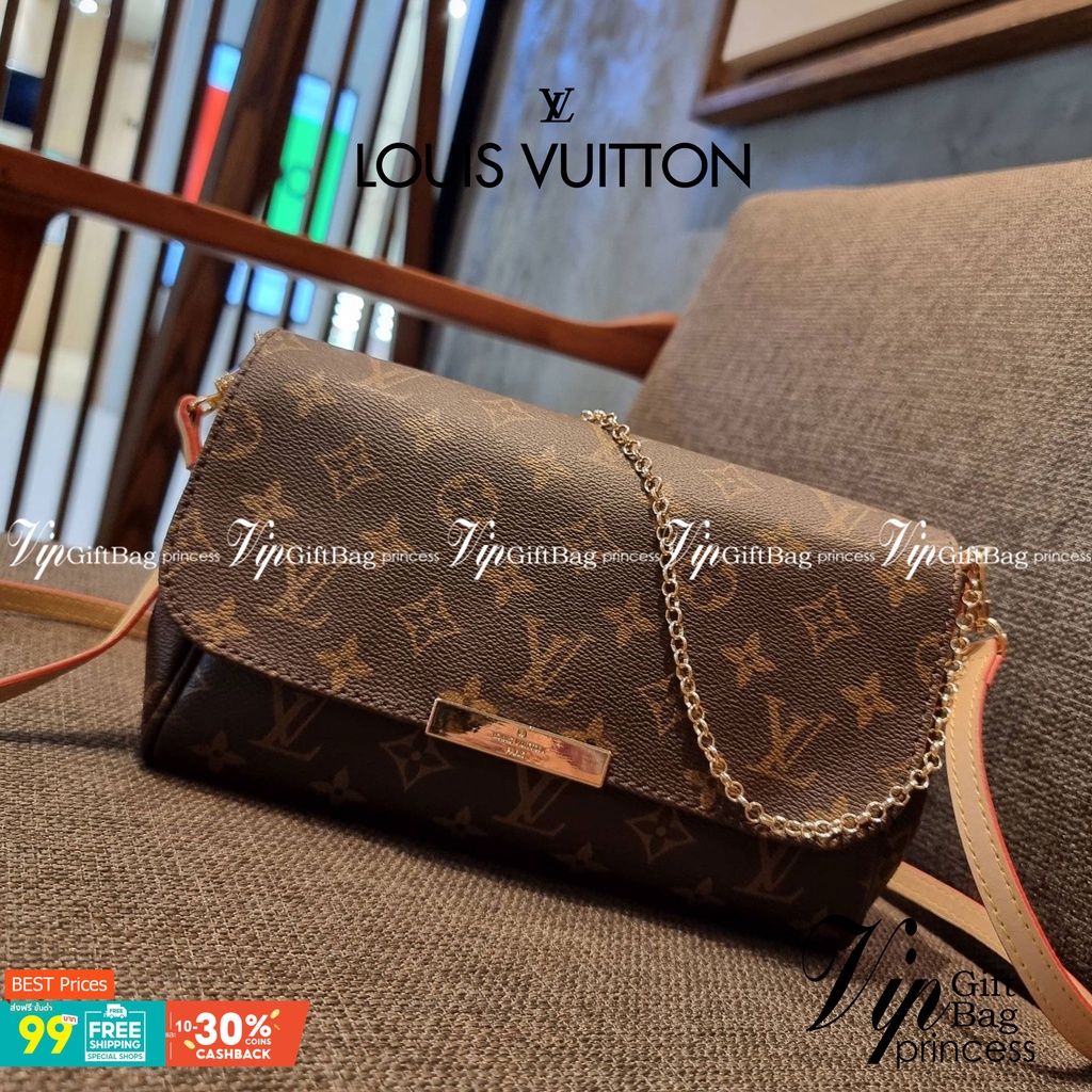 LV CROSSBODY CHAIN BAG rare item!! วัสดุหนังแคนวาส คมชัด หรู เปิดปิด