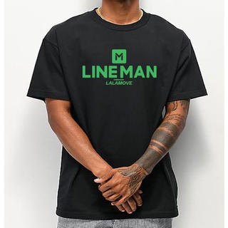 เสื้อยืดคอกลม lineman man express เสื้อแฟชั่น 003 สตรีท cotton 100% YY0217