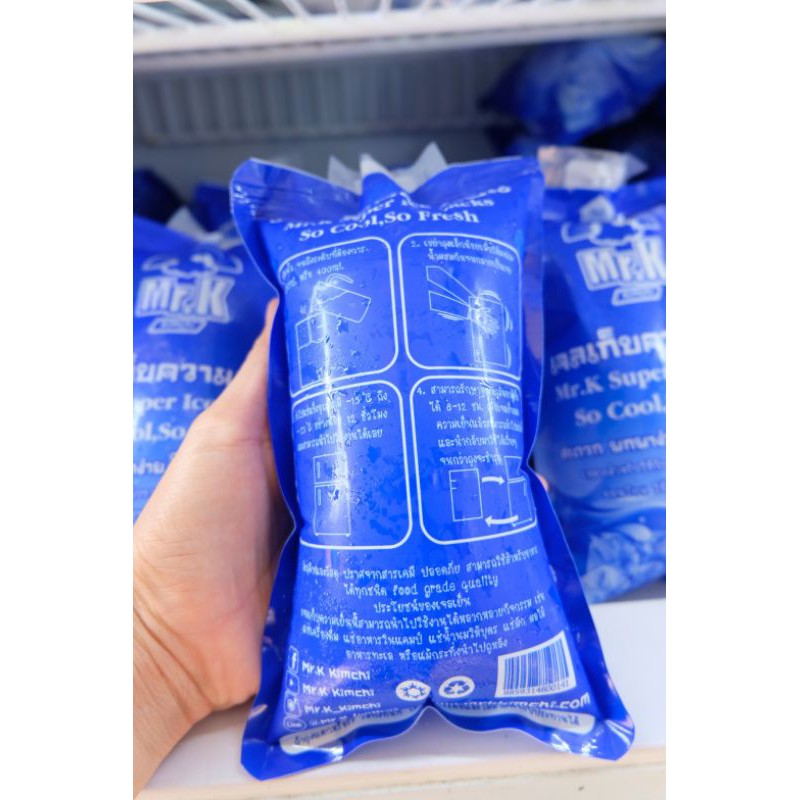 ภาพสินค้าMr.K Super Ice Pack เจลเก็บความเย็น เจลเย็น เจล (เติมน้ำแล้ว แช่แข็งส่งไปให้) 400 ml จากร้าน mr.k_kimchi บน Shopee ภาพที่ 3