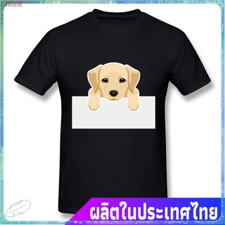 สินค้าขายดี ใหม่ Illicit เสื้อยืดผู้ชายและผู้หญิง Casual Fashion T-Shirt Mens Cotton Short Sleeve Cute Labrador Retriev