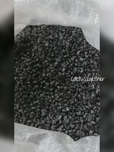 หินนิลดำ-หินกรวดกาแฟดำ-ตกแต่งกระถาง-ตู้ปลา-ขนาด3-5mm
