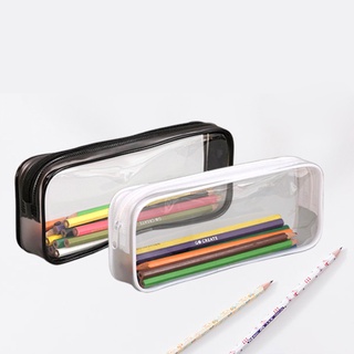 [CHOO] Transparent PVC Pencil Case Clear Stationery Bags Small Storage Bag Makeup Pouch School Supplies