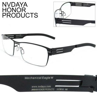 NVDAYA HONOR PRODUCTS แว่นตา ไม่ใช้น็อต รุ่น NV-7100 สีเทาดำ