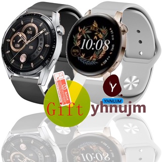 สินค้า สาย Huawei Watch GT 3 Smart Watch สายซิลิโคน Huawei Watch GT3 46mm 42mm Smart Watch สายนาฬิกาอัจฉริยะ Huawei GT3 Watch ระบายอากาศได้ watch band film TPU
