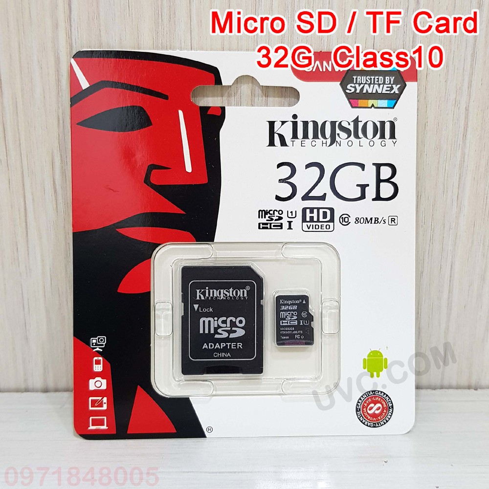 ภาพสินค้าKingstonแท้100% แมม Micro 32G Micro 64G Micro 128G class10 รับประกันSynnex ตลอดชีวิตLifetime Class10 Micro TF Card จากร้าน unicom.th บน Shopee ภาพที่ 6