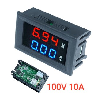 โวลท์-แอมป์ มิเตอร์ V-A , Volt Amp meter 100V/10A