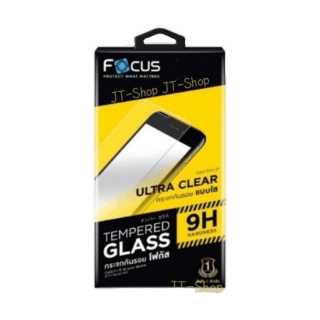โปรโมชั่น Flash Sale : Focus ฟิล์มกระจกใส นิรภัย สำหรับiPhone 14 Pro Max 12 15 Plus 13 Pro Max 5/5s/6/6s 7/8 Plus X/XS XR/XSMax 11 Pro SE 2020