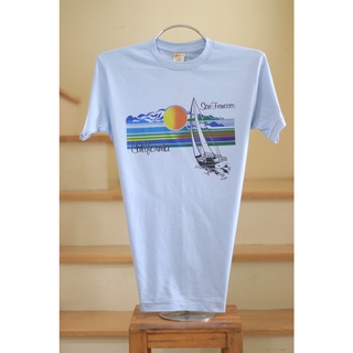 เสื้อยืดวินเทจ  -Sport-T Vintage Sine 1970-ผ้า 50/50 Label #USA