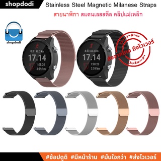 ภาพหน้าปกสินค้า#Shopdodi สายนาฬิกา 22mm/ 20mm/ 18mm สายแม่เหล็ก ใช้ได้กับ Xiiaomi Watch S1 Active / Huawei Watch GT/ GT2/ GT3 Straps ซึ่งคุณอาจชอบสินค้านี้