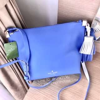 🌟พร้อมส่ง🌟 Kate Spade♠️NEW YORK FOSTER COURT PEPPER LEATHER SATCHEL CROSSBODY