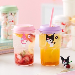 ( พร้อมส่ง ) Sanrio Clear Tumbler 500ml แก้วใส