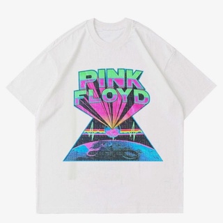 เสื้อยืดสีขาวเสื้อยืด พิมพ์ลาย PINK FLOYD DARK SIDE THE MOON สไตล์วินเทจ | เสื้อยืด พิมพ์ลาย Hnm VINTAGE | เสื้อยืด FLOY