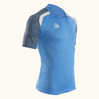 EGO SPORT EG5124 เสื้อฟุตบอลคอวีปกแขนสั้น สีฟ้าเข้ม