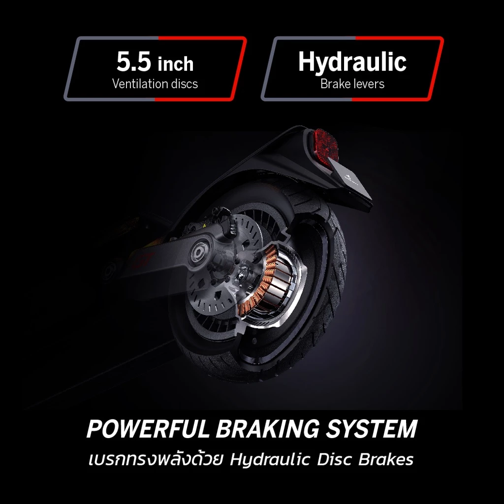 Segway Ninebot Segway SuperScooter GT1 สกู๊ตเตอร์ไฟฟ้ารุ่น High - Performance เครื่องศูนย์ MONOWHEEL ประกันศูน