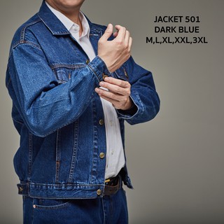 เสื้อยีนส์ ผู้ชาย oversize แจ็คเก็ตแขนยาว ยีนส์ สียีนส์ แจ็คเก็ตยีนส์ เสื้อแจ็คเก็ตยีนส์ jacket ยีนส์ ไซส์ใหญ่