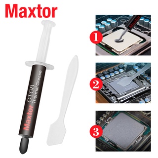 ภาพขนาดย่อของภาพหน้าปกสินค้าMaxtor CTG8 1g Thermal Paste (12.8W/mk) จาระบีระบายความร้อนที่มีประสิทธิภาพสำหรับ CPU/GPU ฮีทซิงค์ จากร้าน bannan003 บน Shopee ภาพที่ 2