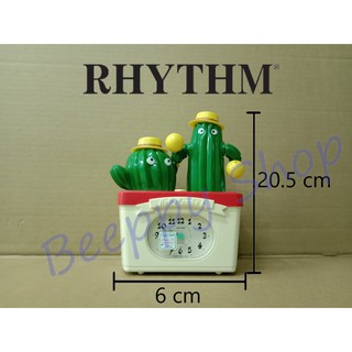 นาฬิกาตั้งโต๊ะ นาฬิกฟาปลุก นาฬิกาประดับห้อง  RHYTHM รุ่น 4RE482 ของแท้