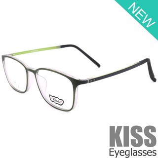 Korea แว่นตาแฟชั่น รุ่น KISS DS 9014 C-20 วัสดุ Plastic เบาและยืดหยุนได้(สำหรับตัดเลนส์)