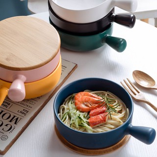 【จัดส่งฟรี】ชามนอร์ดิกเดียวบุคลิกภาพเซรามิกสร้างสรรค์จานครัวเรือนที่ดี- มองดูสุทธิสีแดงinsชุดโต๊ะอาหารลมสไตล์ญี่ปุ่น