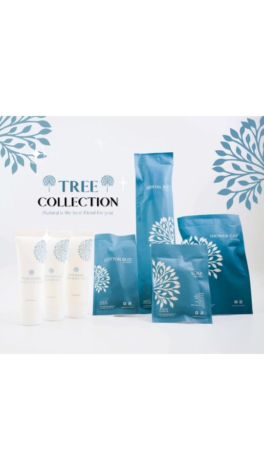 แชมพูโรงแรม-แชมพูสระผม-รุ่น-tree-shampoo-แพ็คชนิดละ125ชิ้น-ของใช้ในโรงแรม-ของโรงแรม-อเมนิตี้-hotel-amenities