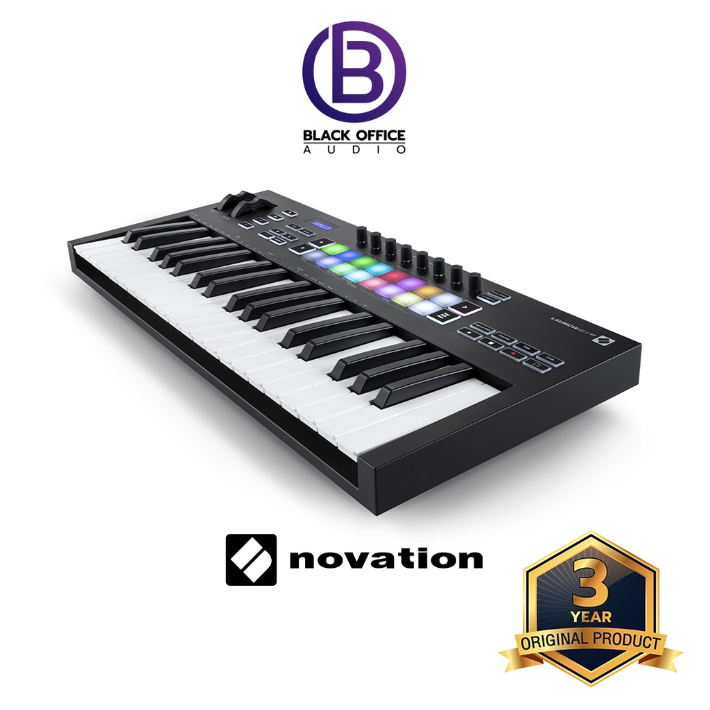 novation-launchkey-37-mk-iii-มิดี้-คีย์บอร์ด-ทำเพลง-ทำบีท-midi-keyboard-midi-controller-blackofficeaudio