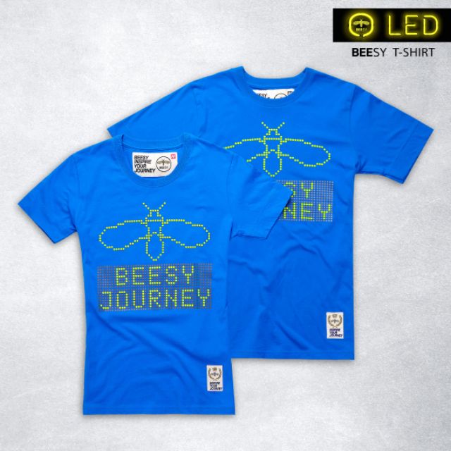 beesy-เสื้อยืด-รุ่น-led-สีฟ้า
