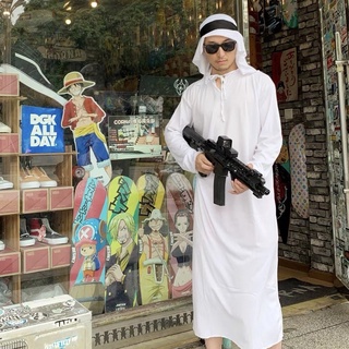 ภาพขนาดย่อของภาพหน้าปกสินค้าพร้อมส่ง ชุดเศรษฐีอาหรับ เจ้าของบ่อน้ำมัน arabian suit muslim wear ชุดมุสลิม จากร้าน pei22 บน Shopee ภาพที่ 8
