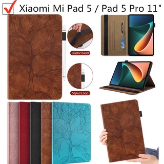 เคสกระเป๋าสตางค์หนัง Pu แบบตั้งได้กันกระแทกสําหรับ Xiaomi Mi Pad 5 / Mi Pad 5 Pro 11"
